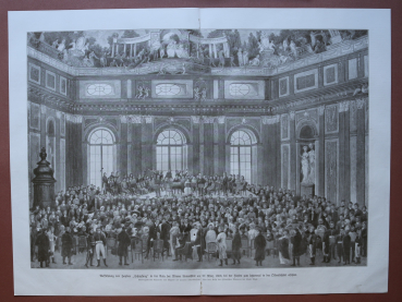Kunst Druck Wien 1909 nach Wigand Aufführung Haydn Schöpfung Aula der Universität Wien am 27 März 1808